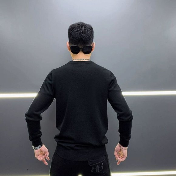 Men's Sweater Autumn And Winter Luxury - Picture 3 of 5